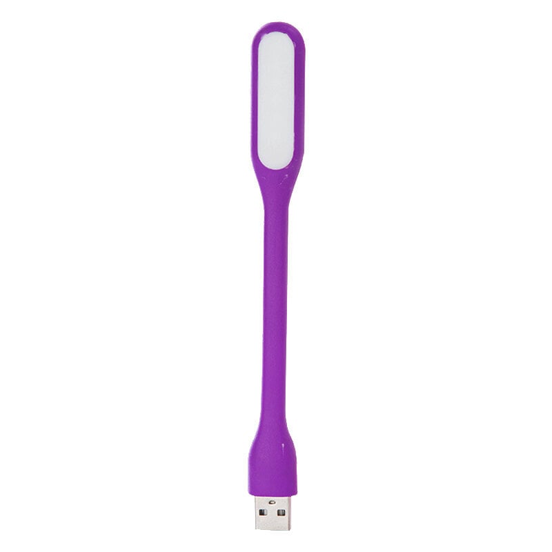 6kpl Kannettava USB 5V LED-lukuvalo Minikirjavalo Taitettava Camping Night Light -pöytälamppu (violetti) hinta ja tiedot | Lastenhuoneen valaisimet | hobbyhall.fi