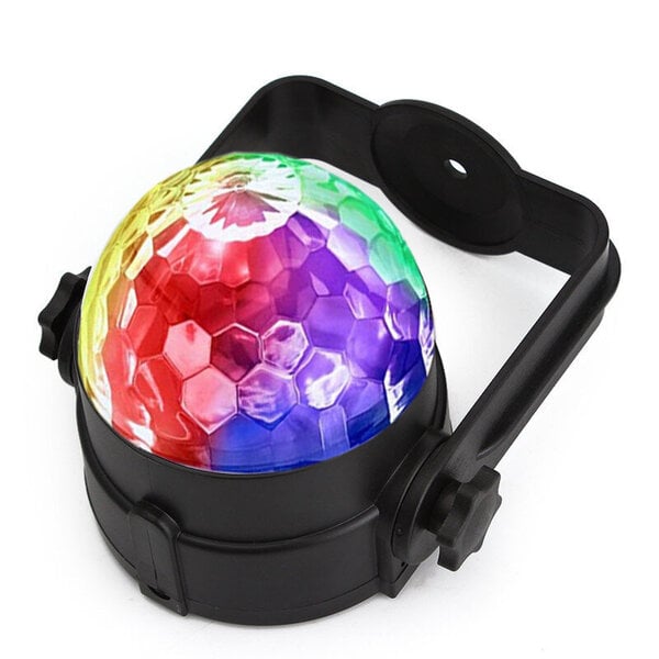 Mini Stereo/Kaukosäädin LED Magic Ball Lights DJ Lights Disco Ball Strobe Club Lights Magic Mini LED Lavavalot joulun kotiin