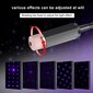 Romanttinen auton LED Star -yövalo 5 V USB-virtalähteellä toimiva Galaxy Star -projektorivalo auton kattokoristeluun Plug and Play (punainen alumiiniseoskuori) hinta ja tiedot | Lastenhuoneen valaisimet | hobbyhall.fi