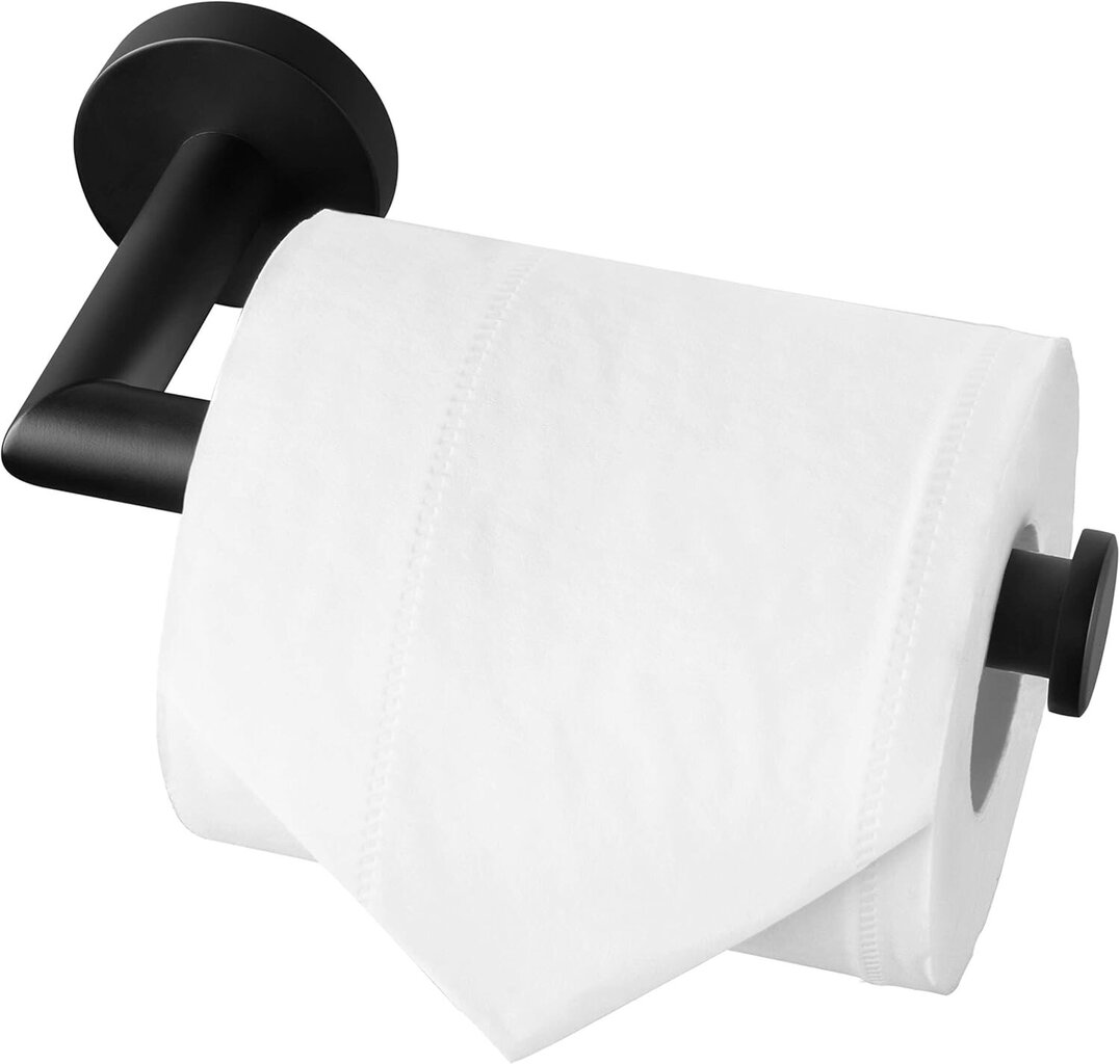 WC-paperiteline WC-paperiteline ruostumattomasta teräksestä (mattamusta) hinta ja tiedot | WC-paperit ja talouspaperit | hobbyhall.fi