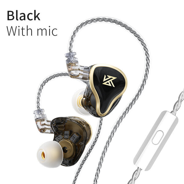 KZ ZAS 7BA 1DD 16 Unit Hybrid In-ear -nappikuulokkeet Melua vaimentavat kuulokkeet Metalli-HIFI-kuulokkeet Musiikki Urheilu KZ ZSX ZAX ZSN PRO AST