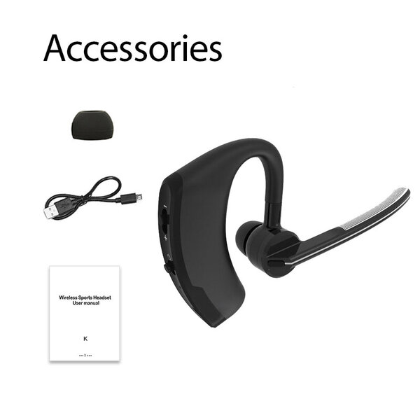 V9-kuulokkeet Handsfree Business Bluetooth-kuulokkeet mikrofonilla Langattomat Bluetooth-kuulokkeet ajomelun vähentämiseen