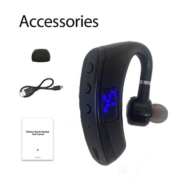 V9-kuulokkeet Handsfree Business Bluetooth-kuulokkeet mikrofonilla Langattomat Bluetooth-kuulokkeet ajomelun vähentämiseen