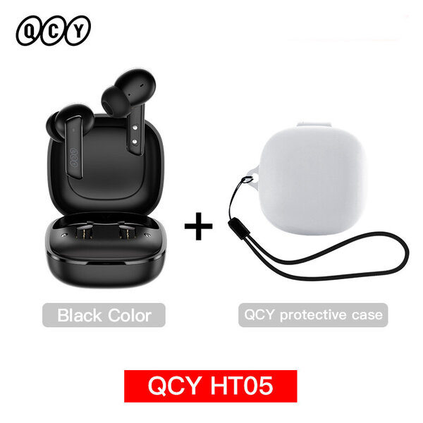 QCY HT05 ANC Langaton kuuloke 40 dB melua vaimentava Bluetooth 5.2 kuulokkeet 6 mikrofoni ENC HD Call TWS korvakuulokkeet läpinäkyvyystila