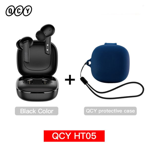 QCY HT05 ANC Langaton kuuloke 40 dB melua vaimentava Bluetooth 5.2 kuulokkeet 6 mikrofoni ENC HD Call TWS korvakuulokkeet läpinäkyvyystila