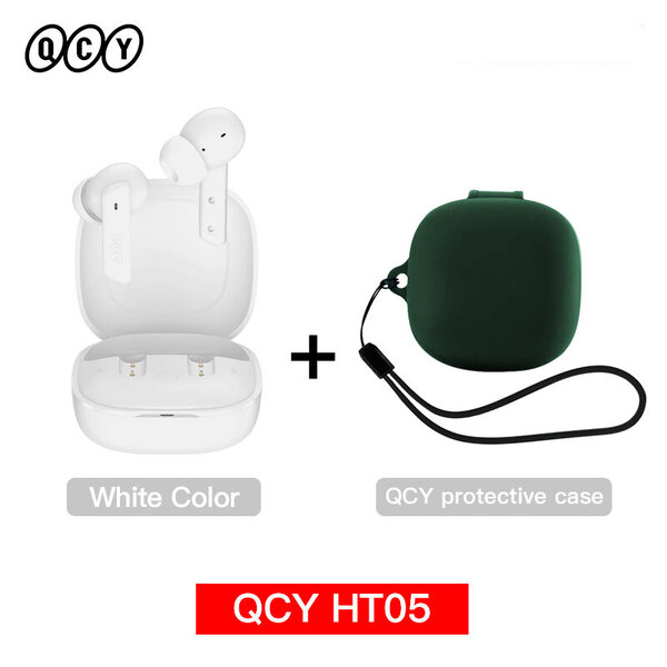 QCY HT05 ANC Langaton kuuloke 40 dB melua vaimentava Bluetooth 5.2 kuulokkeet 6 mikrofoni ENC HD Call TWS korvakuulokkeet läpinäkyvyystila