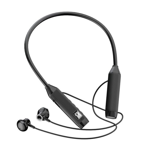 TWS Super Power Langattomat kuulokkeet Bluetooth-kuulokkeet Niskanauha Magneettiset nappikuulokkeet LED-näyttö Urheilukuulokkeet Stereo Mikrofonilla