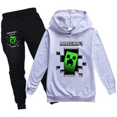 MINECRAFT Boys Girls rento huppari lenkkeilyhousut 2-osainen setti, urheilupuku 5-13-vuotiaille teini-ikäisille hinta ja tiedot | Poikien kokoasut ja setit | hobbyhall.fi