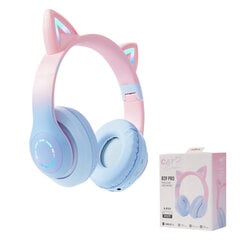 Langattomat kuulokkeet salamavalo Söpöt kissan korvat mikrofonin ohjauksella LED Kid Girl Stereo Musiikkikypärä Puhelin Bluetooth Kuulokkeet Lahja hinta ja tiedot | Kuulokkeet | hobbyhall.fi