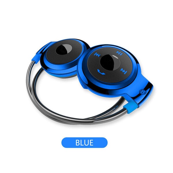 Urheilu Langattomat Bluetooth-yhteensopivat kuulokkeet Stereokuulokkeet Mp3 Musiikkisoitin Kuulokkeet Kuulokkeet Micro SD-korttipaikka Handsfree Mic