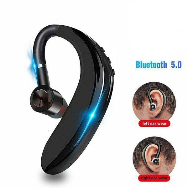 S109 Langaton Bluetooth 5.0 Universal Hook Kuulokkeet Urheilu Business Single Ear Headset Handsfree kuulokkeet mikrofonilla älypuhelimella