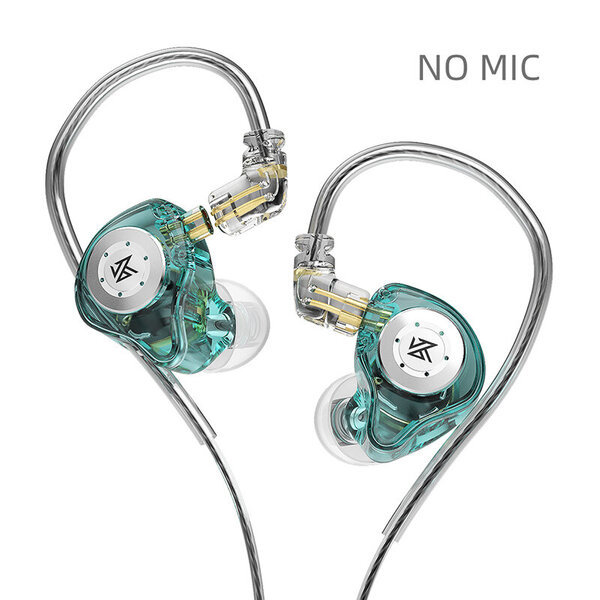 KZ EDX Pro Hybrid Technology HIFI In Ear Kuulokkeet Langalliset kuulokkeet Basso Nappikuulokkeet Urheilumelua vaimentavat kuulokkeet mikrofonilla / ei mikrofonia