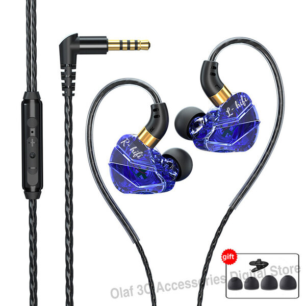 OLAF Gaming Headset Langalliset kuulokkeet 3,5 mm kaapelikuulokkeet Handsfree Basso Stereo Urheilukuulokkeet DAC Type-C iPhone 15 Samsung