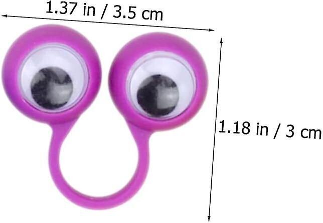 Silmä Sormukset 24 kpl Lasten sormukset Sormenuket Googly Eyes Sormenukke Muoviset herkkupussit Isot Silmät Ring Eye Sormenukkelelu Hauska Lapsi Hauska Silmä hinta ja tiedot | Pehmolelut | hobbyhall.fi