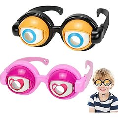 2kpl Funny Glasses Children, Hauska lasilelu, Crazy Eyes -lelutarvikkeet, juhlalasit syntymäpäiville, Halloweenille, joululahja hinta ja tiedot | Pehmolelut | hobbyhall.fi