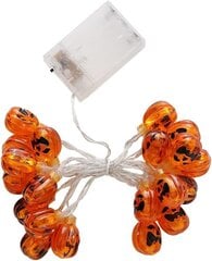 20 LED-valoa 3D Pumpkin String Fairy Lights, paristokäyttöiset hehkulamput (kurpitsan lämmin valkoinen) hinta ja tiedot | Pehmolelut | hobbyhall.fi