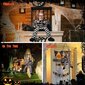 Huutavat animoidut riippuvat Halloween-koristeet ulkotiloihin, liiketunnistimen luuranko Halloween-koristeet, haamu Halloween-rekvisiitta hinta ja tiedot | Pehmolelut | hobbyhall.fi