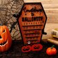 Halloween Adventin lähtölaskentakalenteri, Hauska Halloween-arkkukalenteri liikkuvilla lohkolepakoilla kurpitsat haamut puiset hinta ja tiedot | Pehmolelut | hobbyhall.fi