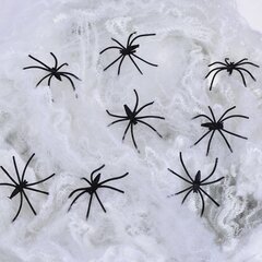 24 kpl Spooky Black Realistic Muovia 4,5 cm Halloween Party Fake Rekvisiitta Uutuudet Hauskat Koristeet kepponen vitsi Scary Spider Haunted, 24 kpl hinta ja tiedot | Pehmolelut | hobbyhall.fi