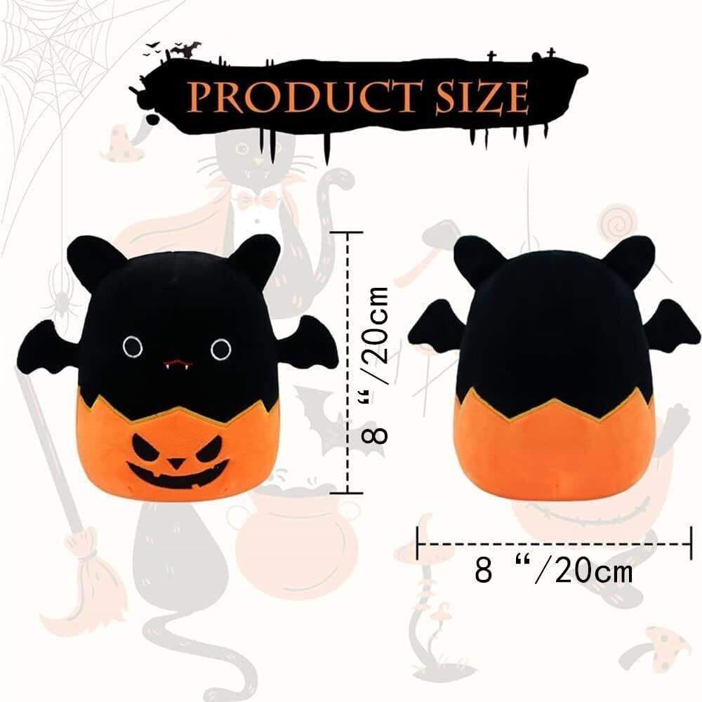 Bat Pehmo, 20cm Kawaii Bat Täytetyt Eläimet Pumpkin Bat Pehmo Pehmo Tyyny Lelu Halloween Pehmo Tyyny (keltainen) hinta ja tiedot | Pehmolelut | hobbyhall.fi