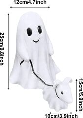 Uusi haamukävelykoira-patsas, aave-kävelykoiraansa, Halloween-aavekoirapatsaat, pelottava aavekoira Halloween-hahmo hinta ja tiedot | Pehmolelut | hobbyhall.fi