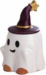 Novelty teekuppi, keraaminen 11 unssin Halloween-kahvimuki kannella - Friendly Ghost (valkoinen) hinta ja tiedot | Pehmolelut | hobbyhall.fi