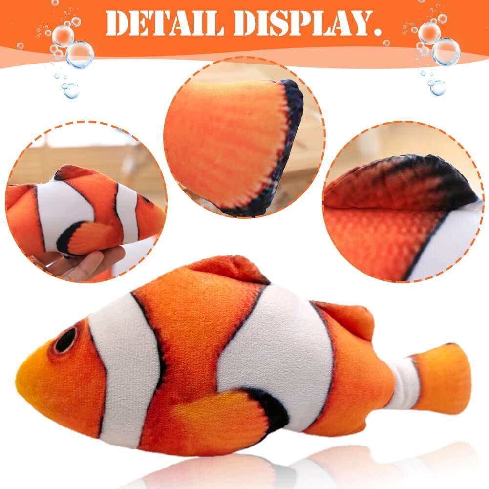 Clown Fish Pehmolelu, Pehmeä pehmolelu Ocean Animal täytettynä, Lasten pehmeä pehmolelu eläin - Perfect Perfect hinta ja tiedot | Pehmolelut | hobbyhall.fi