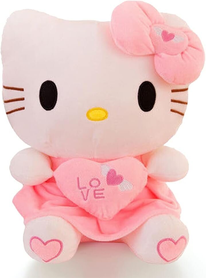 Pehmonukke, 30 cm Hello Kitty pehmo, söpö sarjakuva Hello Kitty -lelu lahjat, söpöt pehmonuket, luovaa lapsille Perheystävät hinta ja tiedot | Pehmolelut | hobbyhall.fi