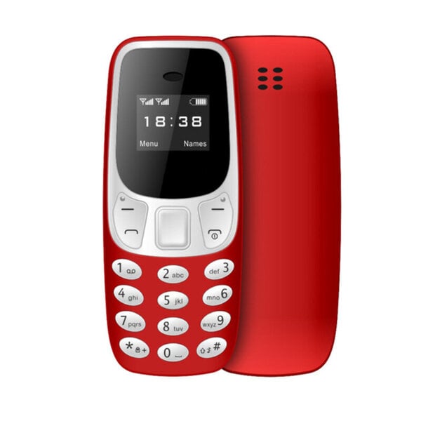 L8star Bm10 Mini Matkapuhelin Dual Sim-kortti MP3-soittimella FM Avaa matkapuhelimen äänimuutos valintapuhelin