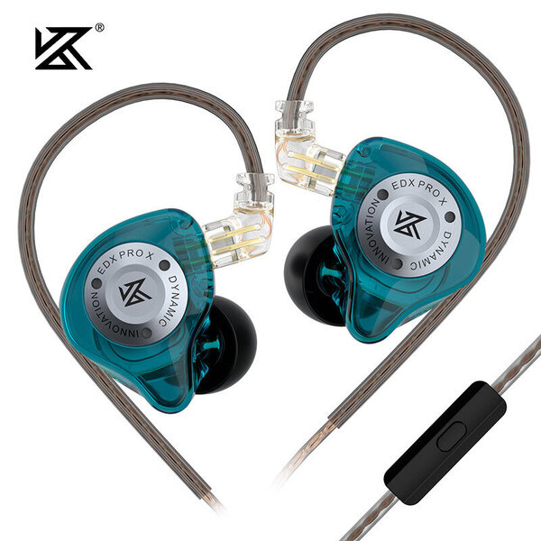 KZ EDX Pro X dynaamiset ajokuulokkeet in-ear monitorointi korvatulpat HIFI basso hifi kuulokkeet lava urheilukuulokkeet