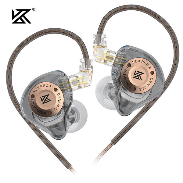 KZ EDX Pro X dynaamiset ajokuulokkeet in-ear monitorointi korvatulpat HIFI basso hifi kuulokkeet lava urheilukuulokkeet