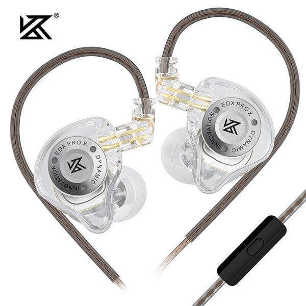 KZ EDX Pro X dynaamiset ajokuulokkeet in-ear monitorointi korvatulpat HIFI basso hifi kuulokkeet lava urheilukuulokkeet