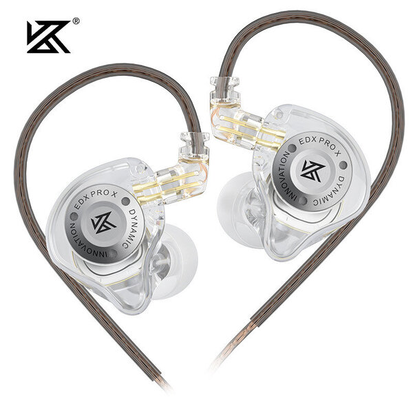 KZ EDX Pro X dynaamiset ajokuulokkeet in-ear monitorointi korvatulpat HIFI basso hifi kuulokkeet lava urheilukuulokkeet