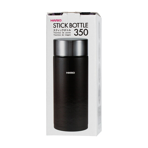 Hario Black Thermal Stick Bottle - 350ml hinta ja tiedot | Kahvinkeittimen tarvikkeet | hobbyhall.fi