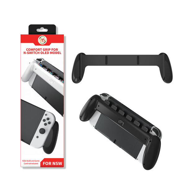 Kädensija Nintendo Switch OLED -konsolin kahvalle ja 6 pelikorttia Store Slot Handheld kahvapidike NS OLED -tarvikkeille