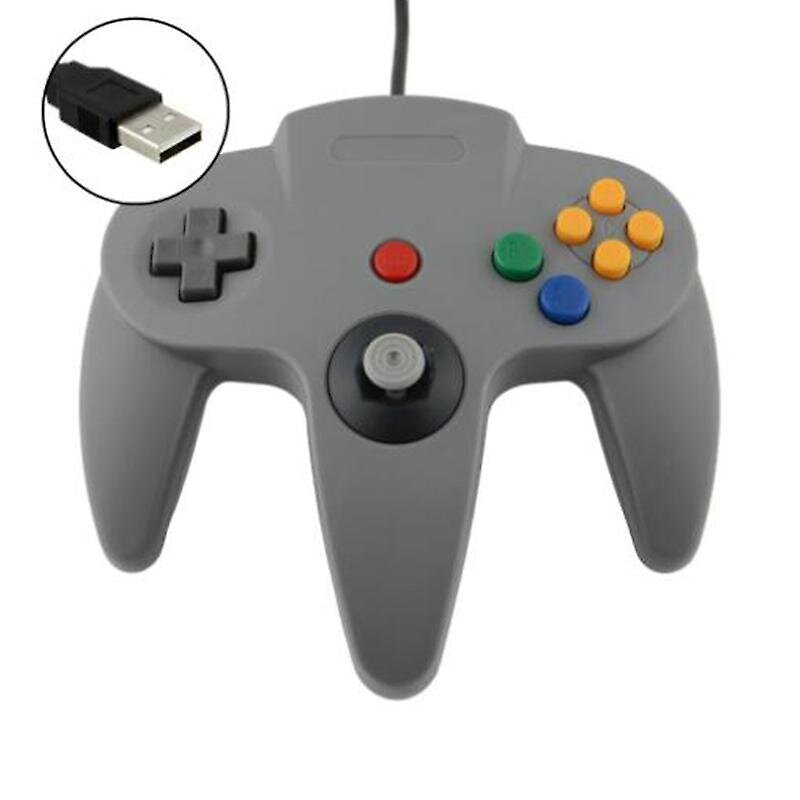 Gaming Joypad Joystick USB-peliohjain Nintendo Game Cube N64 64 PC:lle hinta ja tiedot | Pelikonsolit | hobbyhall.fi