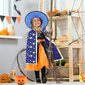 Lasten Halloween-asut Noidat Viitta hattulla Pojat Tytöt Cosplay Juhla Noidat Viitta Lavaesitys Puvut Asusteet-Sininen (80cm-140cm) hinta ja tiedot | Juhlakoristeet | hobbyhall.fi