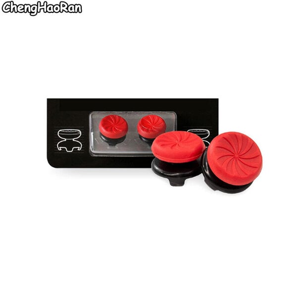 ChengHaoRan PS4-ohjaimelle 2 kpl Hand Grip Extender Caps for PS4 for PS5 Gamepad CQC FPS Extenders Kuminen Joystick Caps