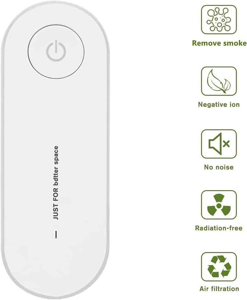 Pure Air - 2 yksikköä - Plug-in ilmanpuhdistin, minikannettava ilmanpuhdistin kotiin ja muuhun, sopii makuuhuoneisiin, wc-tiloihin, olohuoneeseen, kylpyhuoneeseen, vaatekaappiin hinta ja tiedot | Ilmanpuhdistimet | hobbyhall.fi