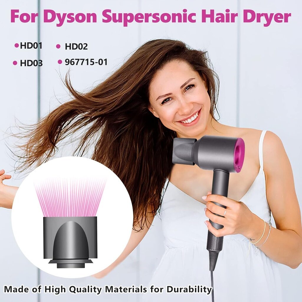 Tasoitussuutintyökalujen kiinnitys Dyson Supersonic -hiustenkuivaajalle HD01 HD02 HD03 967715-01 hinta ja tiedot | Kampaamotuotteet | hobbyhall.fi