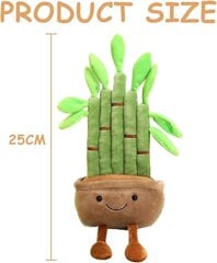 Plant Pehmolelut 35 cm Bambu Pet Pehmolelu Kawaii Pehmo Puuvilla Täytetyt Mehikasvit Pehmolelu Bambu kukkaruukku Täytetty pehmo hinta ja tiedot | Pehmolelut | hobbyhall.fi