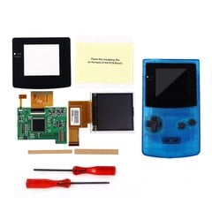 2,2 tuuman High Light GBC LCD-taustavalo LCD-näyttö GameBoy-värikonsoliin GBC-konsoliin kuorikotelolla hinta ja tiedot | Pelikonsolitarvikkeet | hobbyhall.fi