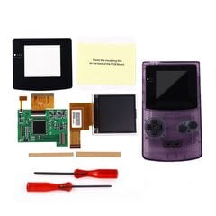 2,2 tuuman High Light GBC LCD-taustavalo LCD-näyttö GameBoy-värikonsoliin GBC-konsoliin kuorikotelolla hinta ja tiedot | Pelikonsolitarvikkeet | hobbyhall.fi