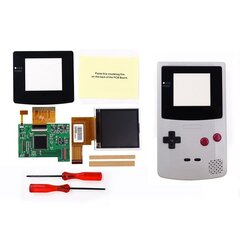 2,2 tuuman High Light GBC LCD-taustavalo LCD-näyttö GameBoy-värikonsoliin GBC-konsoliin kuorikotelolla hinta ja tiedot | Pelikonsolitarvikkeet | hobbyhall.fi