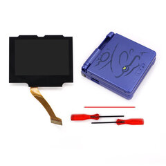 V5 IPS GBA SP taustavalon taustavalaistu LCD Vaihtomodisarjat Game Boy Advance SP:lle NO NEED CUT Shell Case hinta ja tiedot | Pelikonsolitarvikkeet | hobbyhall.fi