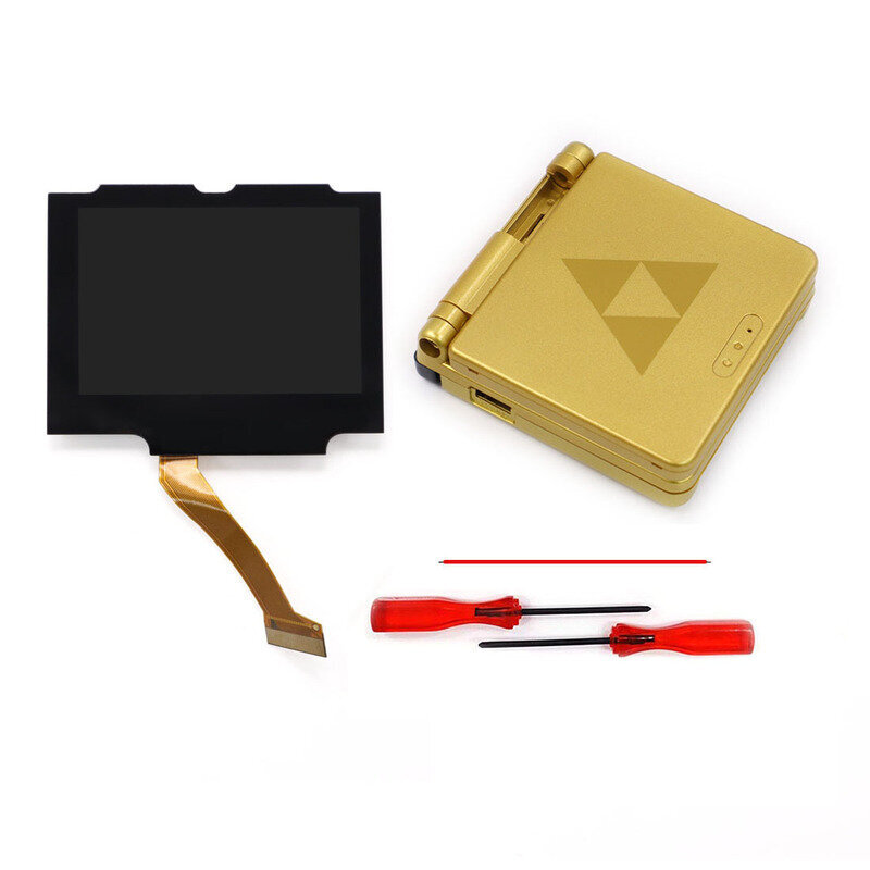 V5 IPS GBA SP taustavalon taustavalaistu LCD Vaihtomodisarjat Game Boy Advance SP:lle NO NEED CUT Shell Case hinta ja tiedot | Pelikonsolitarvikkeet | hobbyhall.fi