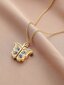 1 Butterfly Diamond kaulakoru Love Pendant kaulakoru lahja hinta ja tiedot | Rintakorut | hobbyhall.fi