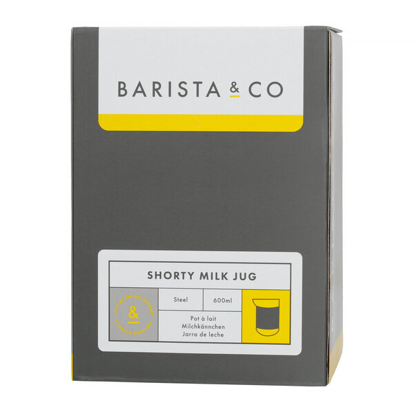 Barista & Co - 600ml teräksinen Shorty maitokannu hinta ja tiedot | Kahvinkeittimen tarvikkeet | hobbyhall.fi