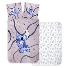 Pussilakanasetti Disney Lilo and Stitch Stellar Waves 100×135 cm, 40×60 cm hinta ja tiedot | Vuodevaatteet lapsille | hobbyhall.fi