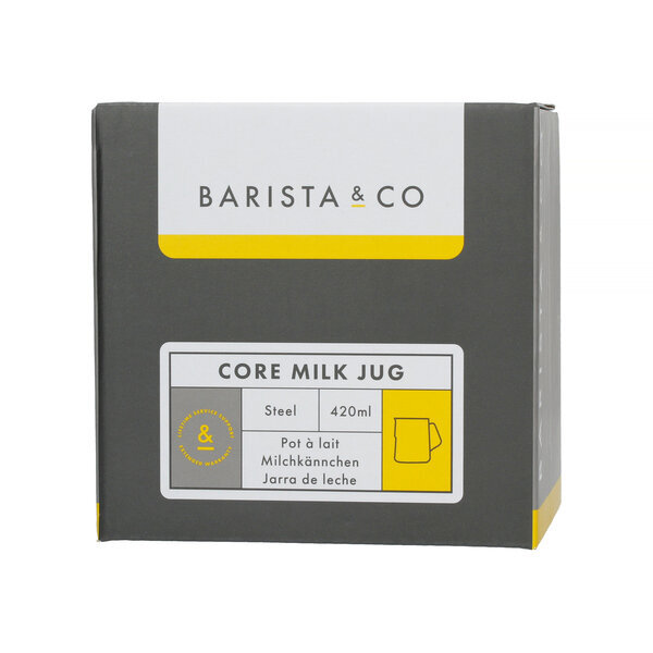 Barista & Co Core maitokannu teräs 420ml hinta ja tiedot | Kahvinkeittimen tarvikkeet | hobbyhall.fi